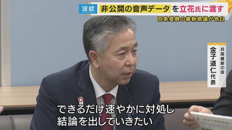 兵庫維新の会 金子道仁代表