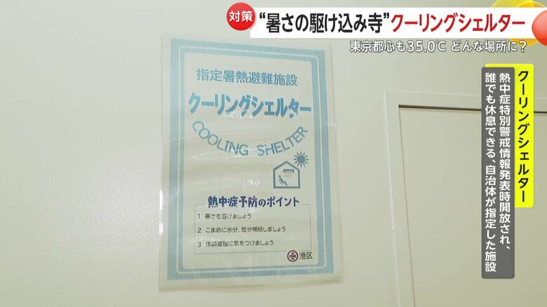 クーリングシェルターのポスター