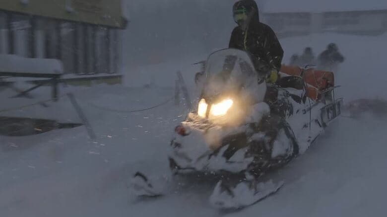 捜索隊員（長野県小谷村　1月30日）