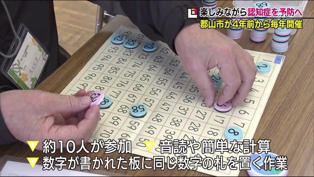 楽しみながら認知症予防 郡山市で健康教室開催 <福島県>
