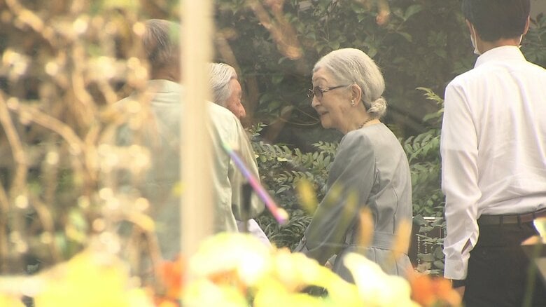 お忍びで「ねむの木の庭公園」を訪問された上皇ご夫妻　2023年7月t6日