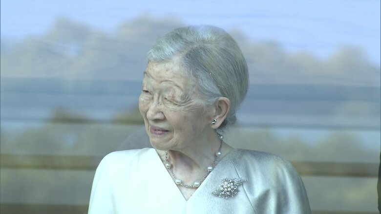 新年一般参賀に出席された上皇后さま