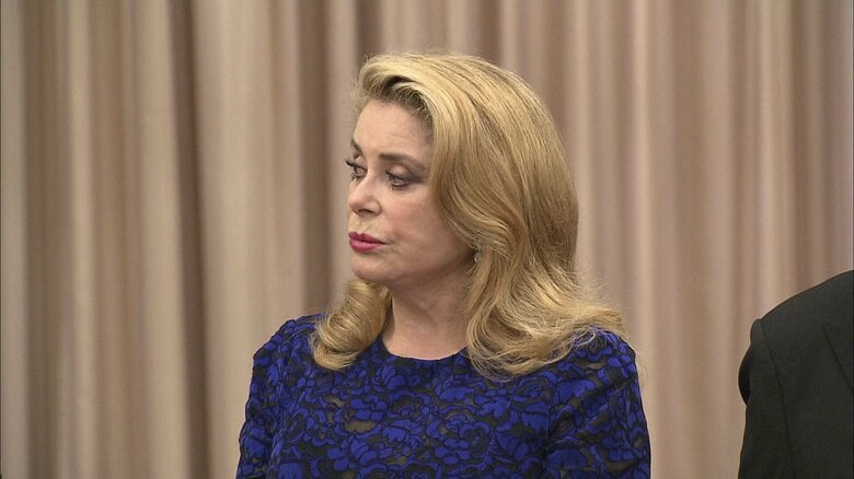 世界文化賞（演劇・映像部門）受賞　女優・カトリーヌ・ドヌーブさん（フランス）