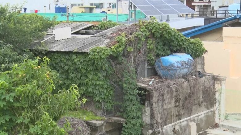 釜山・影島にある空き家
