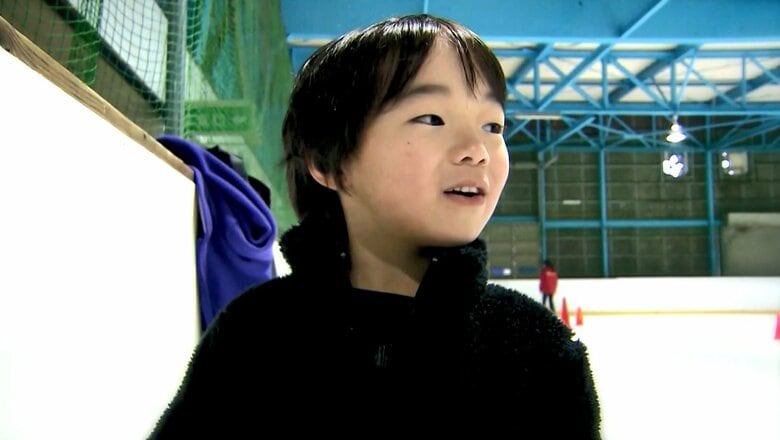 フィギュアスケートへの思いを語る当時6歳の鍵山