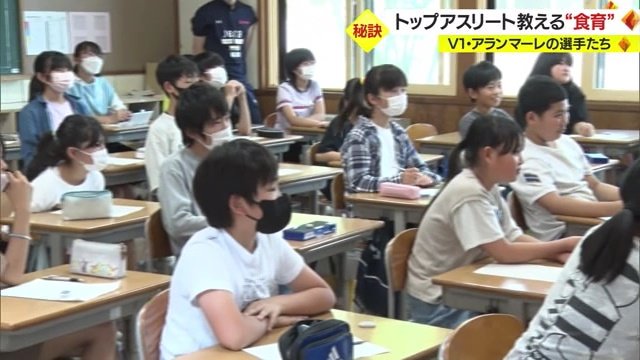 真剣に授業を聞く児童たち