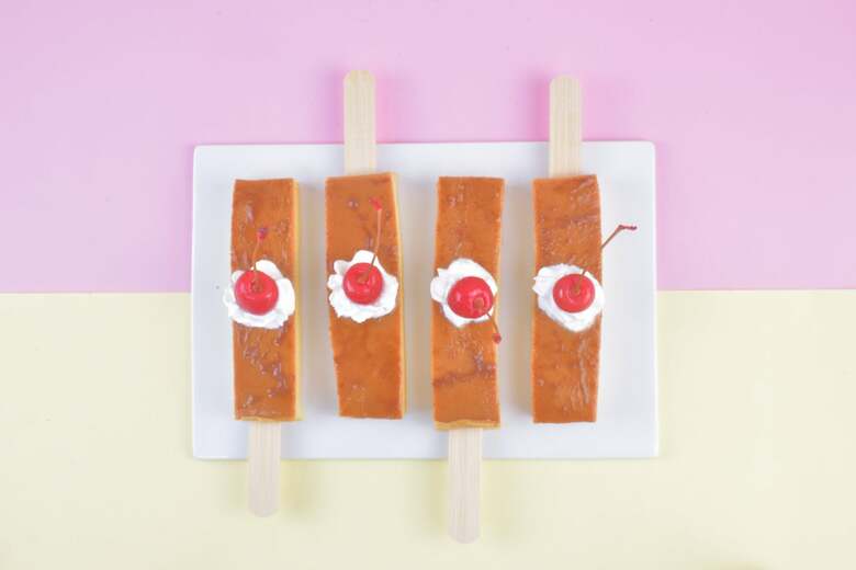 「山村ぷりんバー（税込み420円）」（出典:山村乳業）