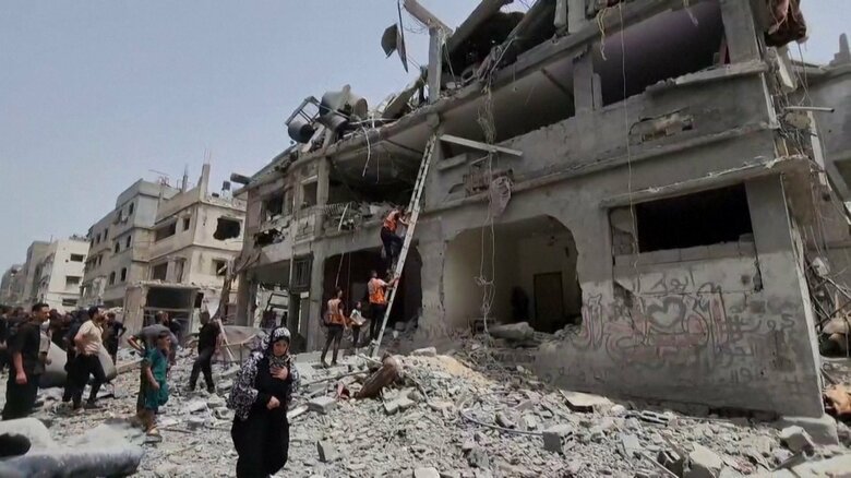 イスラエル軍の攻撃にさらされるパレスチナ自治区