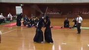インターハイめざし熱戦　県高校総体　剣道男子団体決勝リーグ