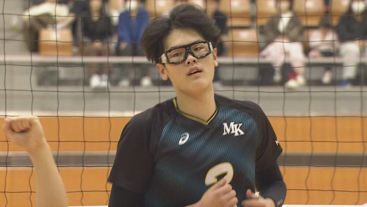 春の高校バレー】身長207cmの中国からの留学生が躍動 男子・松本国際が