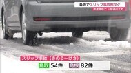 氷点下の冷え込みで道路がツルツル…スリップ事故相次ぐ(島根・鳥取)