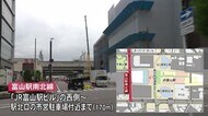 富山駅西側の高架下を通る「富山駅南北線」今月20日供用開始 「富山駅西口交通広場」も