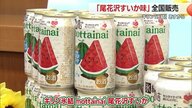 モッタイナイ規格外の尾花沢すいかが缶チューハイに！　期間限定17日新発売・約16トンのフードロス削減【山形発】