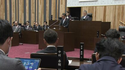 「こども」「くらし」など5年間の総合計画案も提案 県議会で補正予算案など審議へ 知事選への決意も