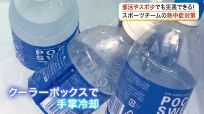 夏の運動　宮城県内のスポーツチームの熱中症対策は？　部活動など子供たちにも応用できる工夫