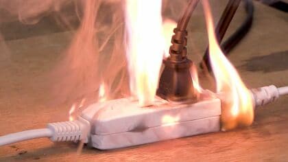 内部で発熱し出火の原因に…コンセントの「たこ足配線」に注意 配線器具による火災はここ5年間で増加傾向