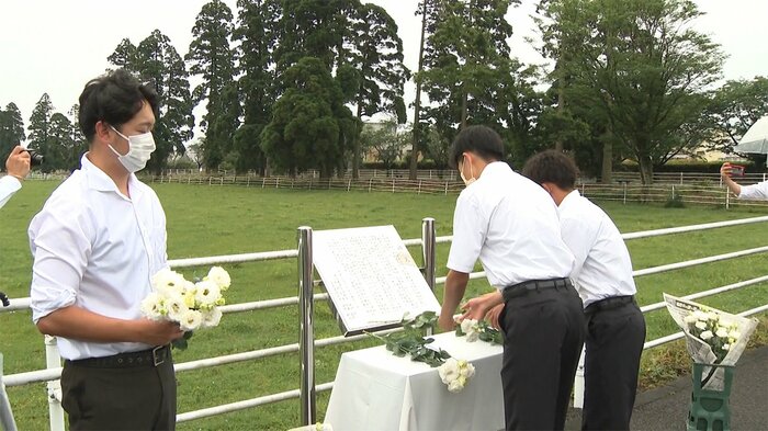 2022年に行われた慰霊祭の様子