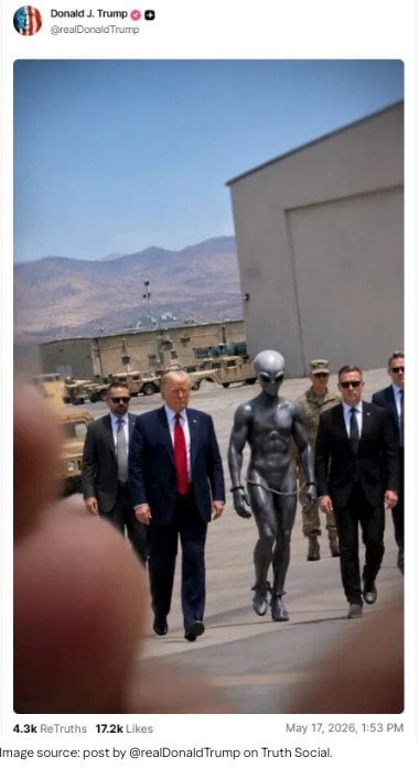 トランプ大統領の投稿