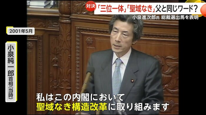 小泉純一郎首相(当時)(2001年5月):