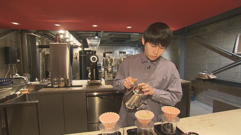味を見極める大会「カッピング」で世界へ…“日本一のバリスタ”がいるコーヒー店【愛知発】｜FNNプライムオンライン