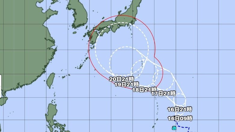 【台風情報】“台風のたまご”熱帯低気圧が12時間以内に「台風」に発達する可能性　今後の進路予想は｜FNNプライムオンライン