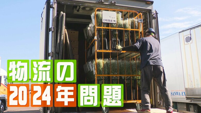 【物流の2024年問題】“北海道・東北”の花を新潟に集約して“関東・関西”の市場へ！運転手の労働環境改善につながるか｜FNNプライムオンライン