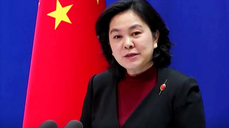 「中国の漁船は長い間この地域で漁をしている。これはごく普通のこと」と語る中国の報道官