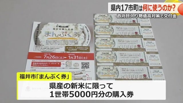 子育て世帯と高齢者世帯にすでに配布