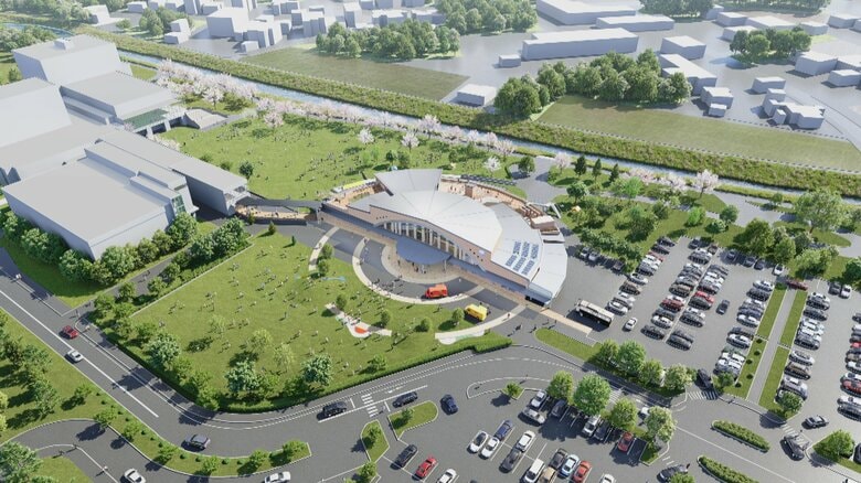 完成イメージ（富山県提供）