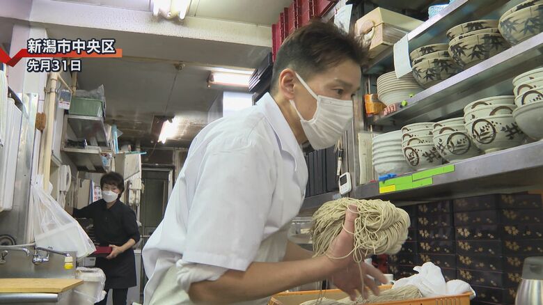 大晦日のそば店