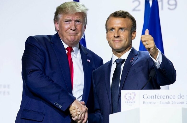 2019年ビアリッツでのサミットにて（大統領府HPより）