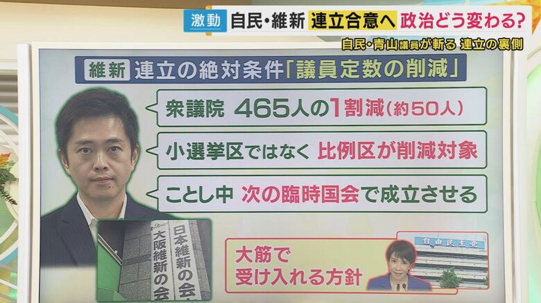 “議員定数の削減”吉村代表の考えは