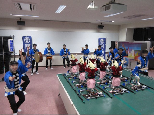 高専ロボコンで多くの人を魅了した「阿波踊りロボット」