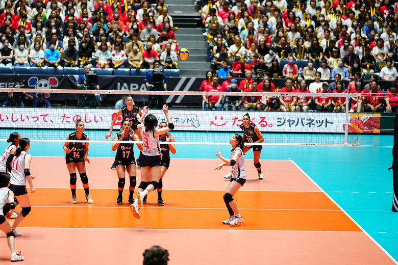 花マル100点のAパス～関菜々巳トス～古賀紗理那アタック（3）