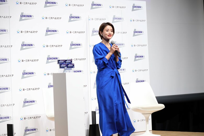 石原さとみさん登壇　ロキソニンSクイック 新CMオンライン発表会のもよう