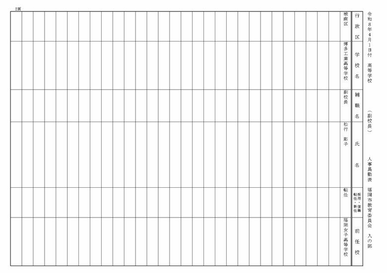 【入の部】高等学校