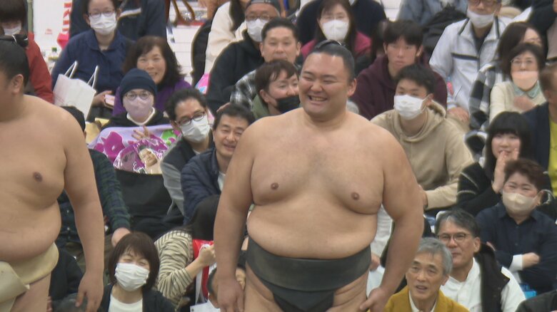 春巡業での朝乃山（2025年4月）