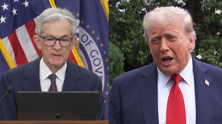 トランプ大統領は「政府内で最も愚かで、最も破壊的な人物の一人」とパウエル議長を罵倒