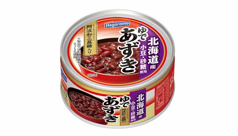「ゆであずき」の缶詰も値上げへ