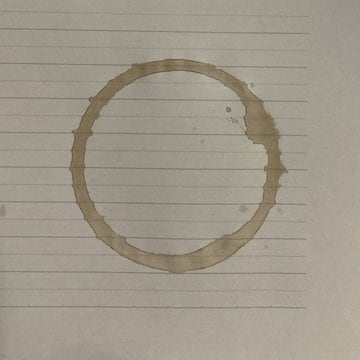 1ページだけシミができてしまったら…？（画像提供：大栗紙工）