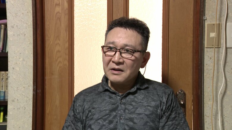 「戦没者遺族の苦しみやつらい歴史も知ってほしい」と語る県遺族連合会青年部・佐藤勝也さん