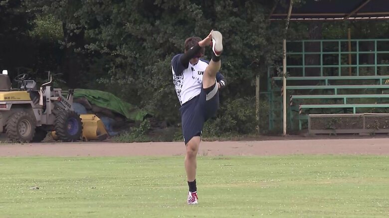 オールスター開催期間中、チーム練習に参加する村上宗隆