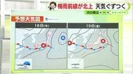 今週後半は梅雨前線が北上　天気ぐずつく　急な暑さにも注意　【静岡・ただいま天気　6/15】