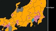 感染事例を地図上に見える化 行動抑止の効果は