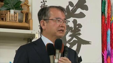 黒部市長選挙で敗れた現職の武隈義一市長が敗戦の弁 「次は上坂さんの市政を皆さんで見守…