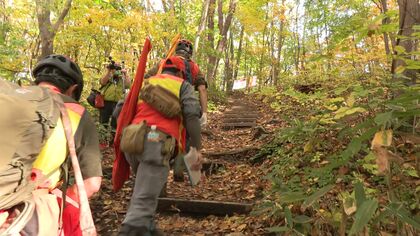 ＂ヒグマ対策重点エリア＂の三角山をハンター7人が巡視 ”痕跡”見つからずも…クマと人との「すみ分け」進める札幌市の「実施プラン」の一環