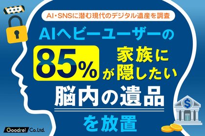 【現代のデジタル遺品調査】SNSのフォロワー数やAI利用時間に比例して、家族に見られたくない「デジタル上の秘密」が爆発的に増加。40代の5人に1人が「裏アカ」を保有