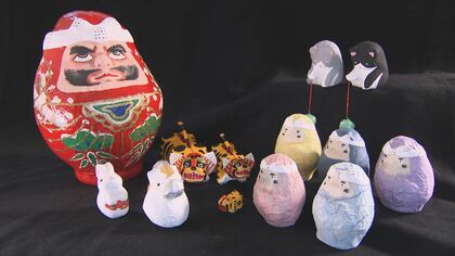 全て手作り 伝統工芸品『博多張子』 顔も形も同じものはなく 最年少