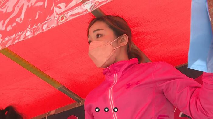 初日は緊張で声がかけられず