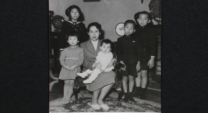 昭和30年(1955年) 百合子さまと三男二女のお子さま方